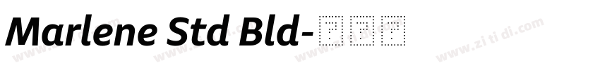 Marlene Std Bld字体转换